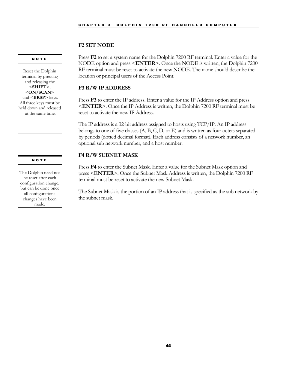 Hand Held Products 7200/UG User Manual | Page 44 / 181