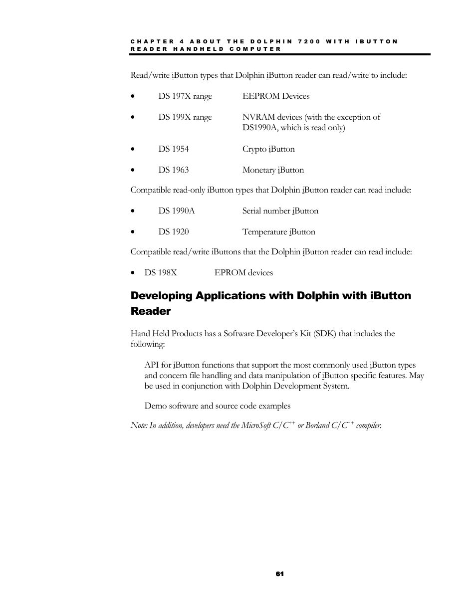 Hand Held Products 7200/UG User Manual | Page 61 / 181