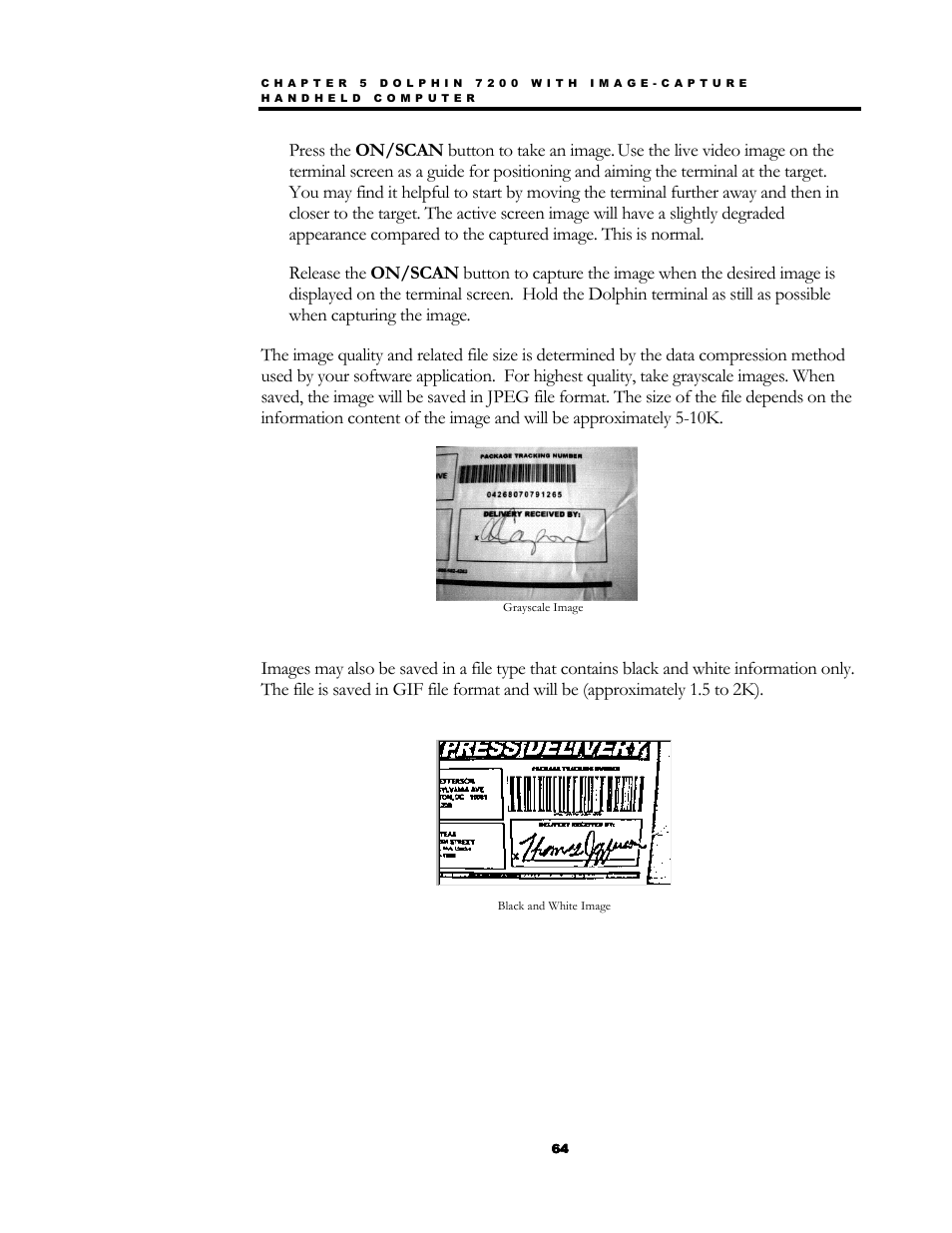 Hand Held Products 7200/UG User Manual | Page 64 / 181