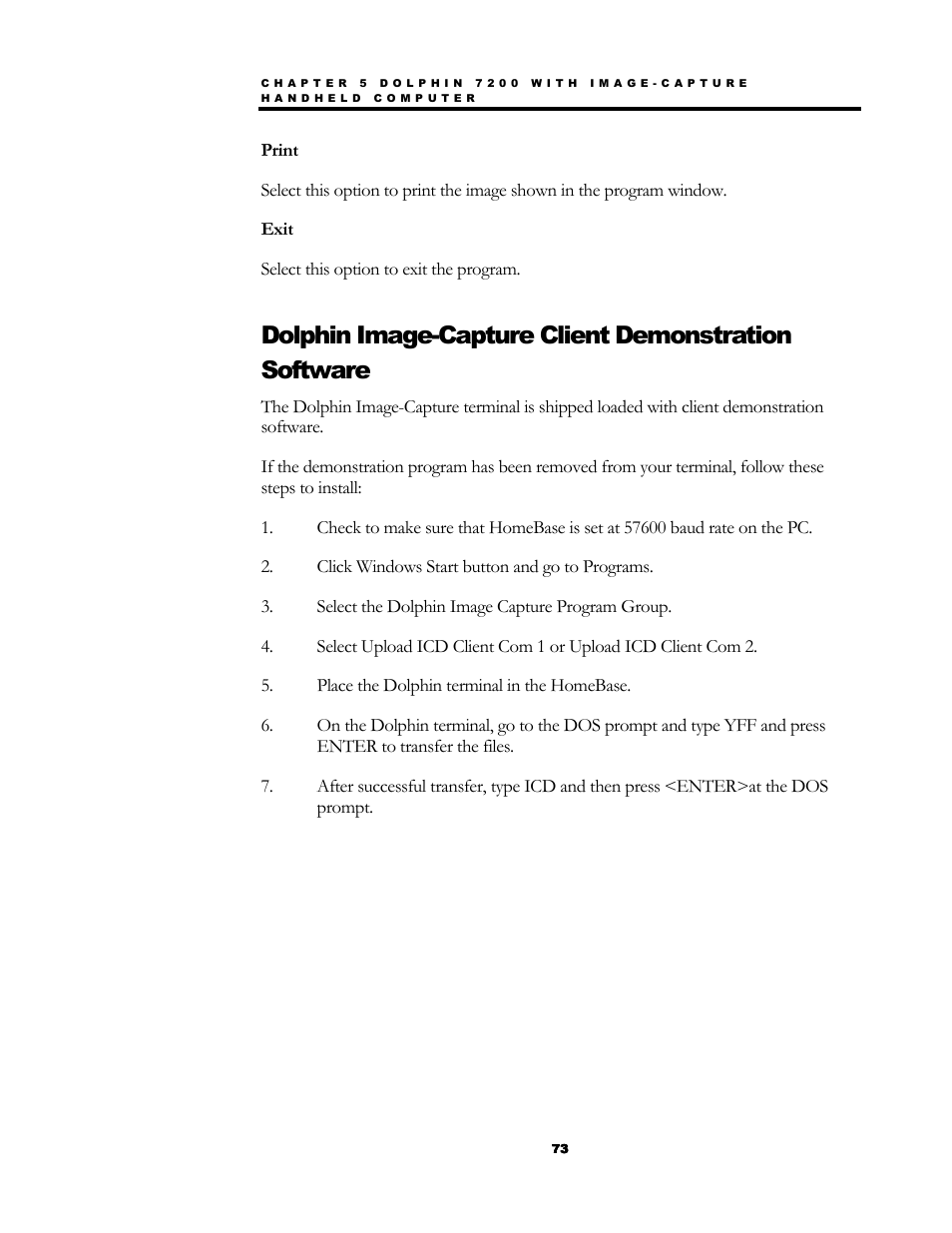 Hand Held Products 7200/UG User Manual | Page 73 / 181