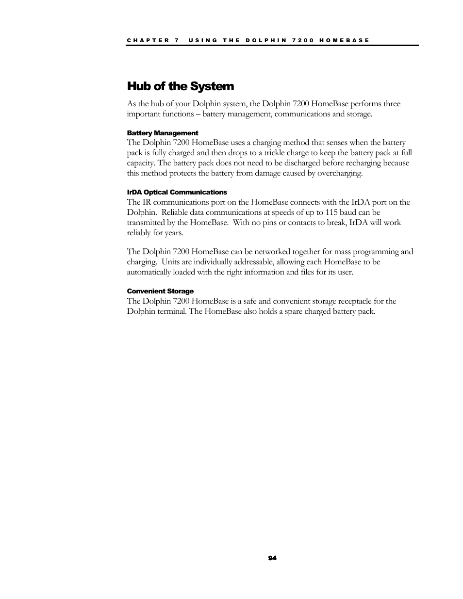 Hub of the system | Hand Held Products 7200/UG User Manual | Page 94 / 181