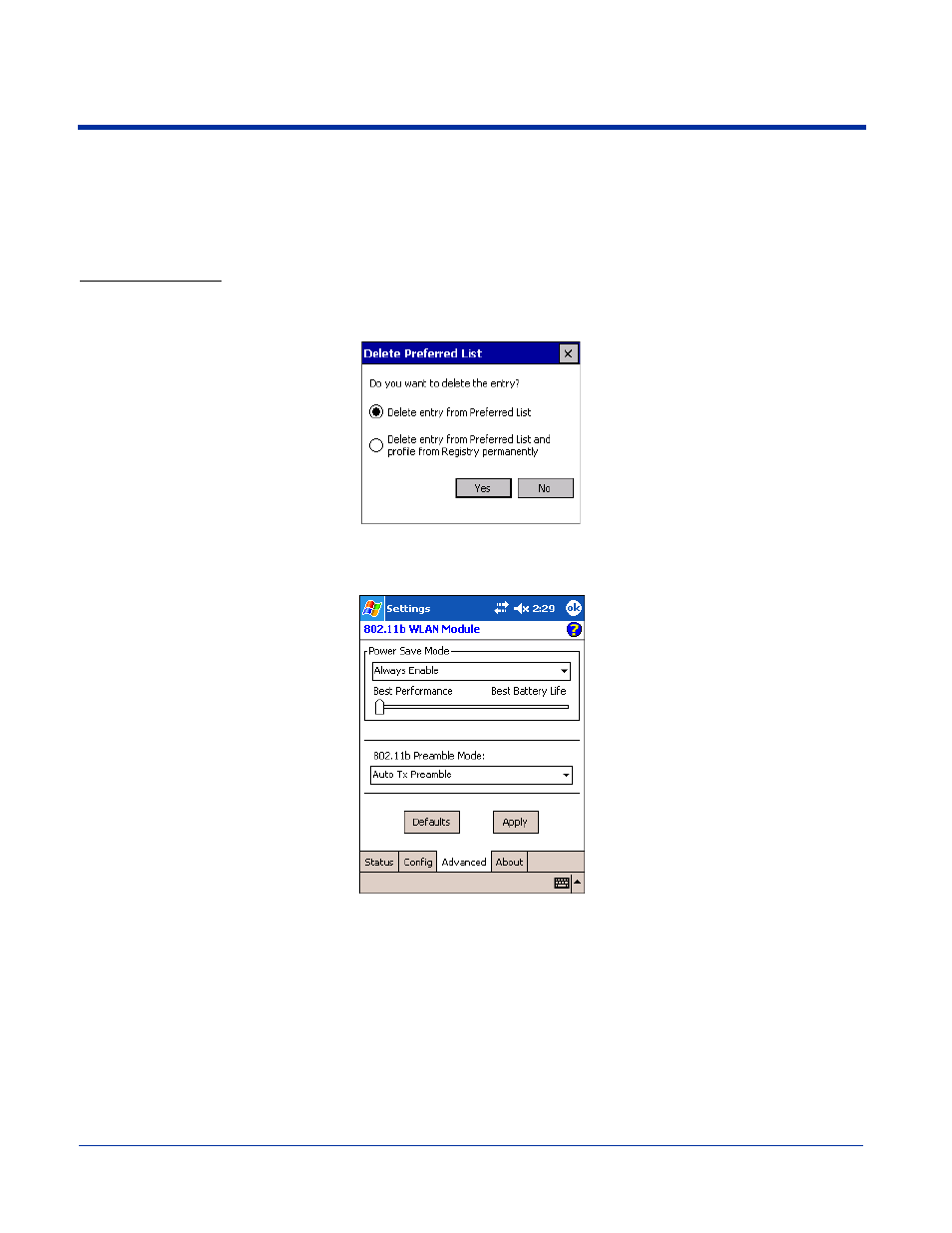 Advanced tab, Advanced tab -9 | Hand Held Products 7900 Series User Manual | Page 119 / 240