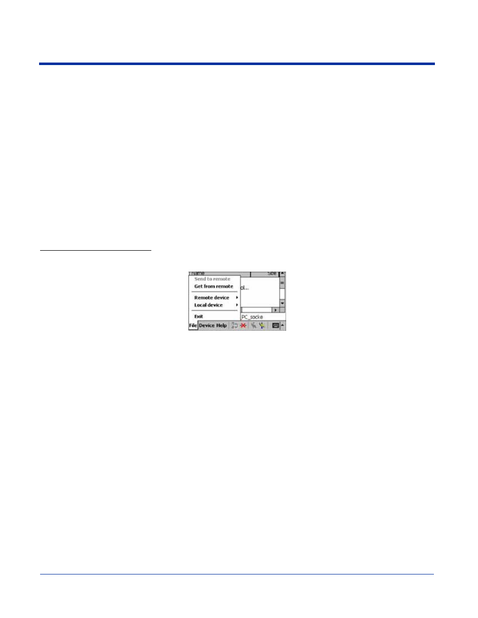 Exit bluetooth file explorer, Receive contact or file | Hand Held Products 7900 Series User Manual | Page 172 / 240