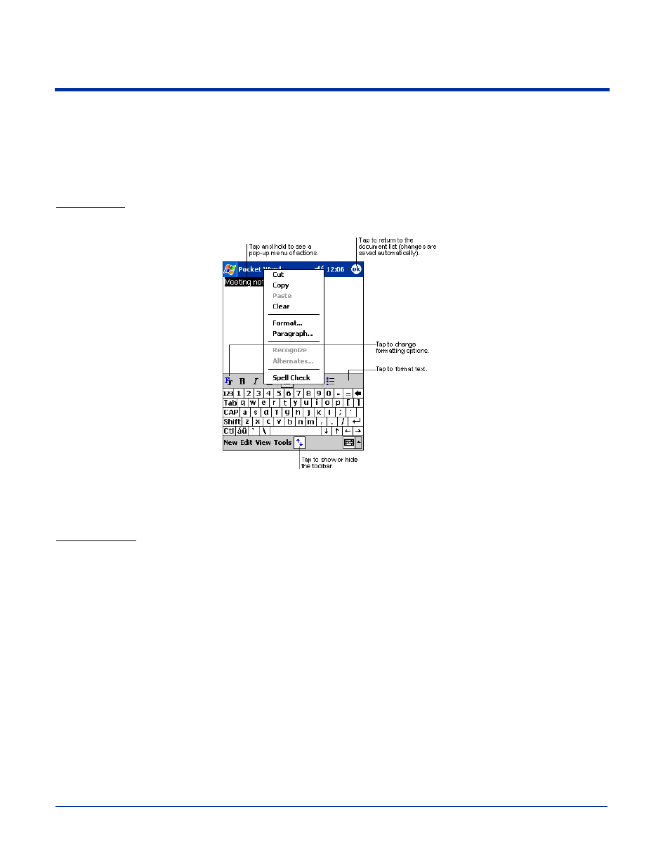 Pocket excel, Pocket excel -15, Creating a word file | Hand Held Products 7900 Series User Manual | Page 195 / 240