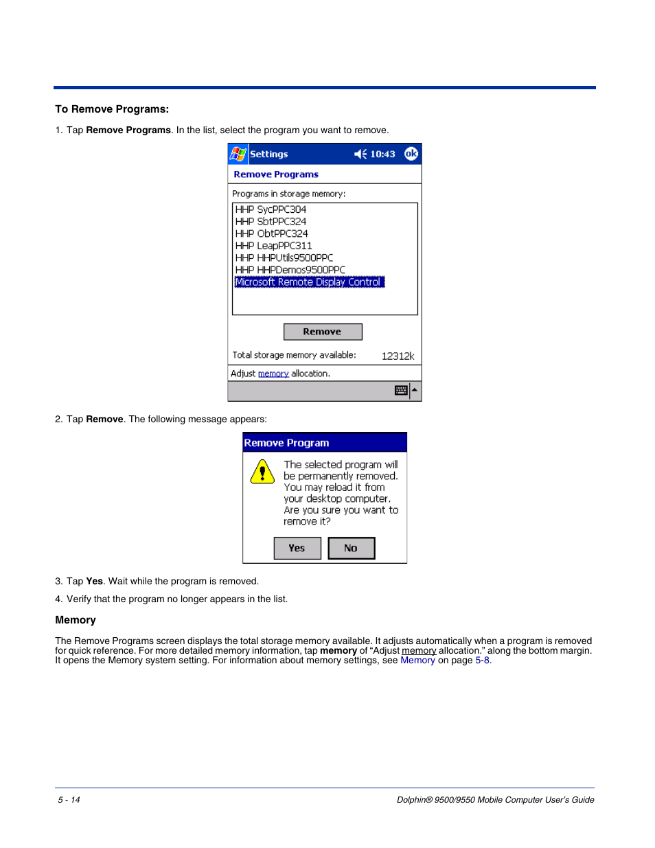 Hand Held Products 9550 User Manual | Page 82 / 248