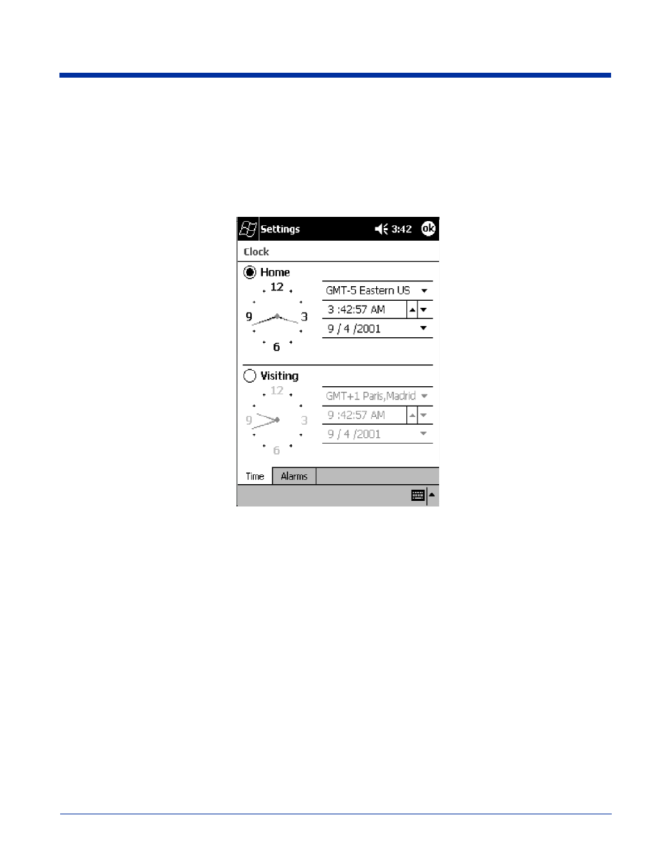 Setting the date/time, Setting the date/time -6 | Hand Held Products 7450 User Manual | Page 22 / 133