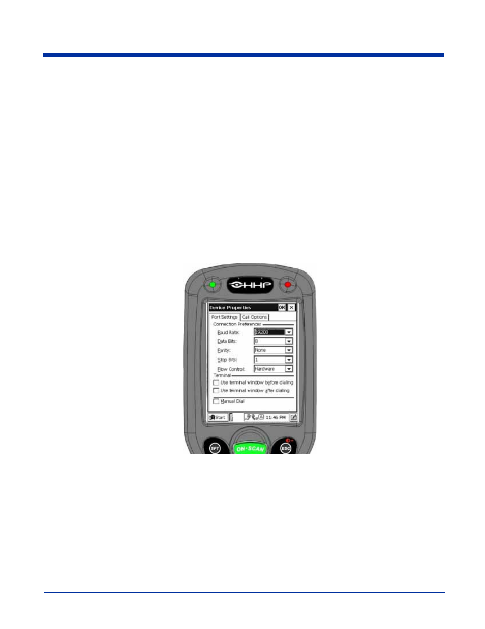 Configuring the modem | Hand Held Products 7450 User Manual | Page 26 / 133