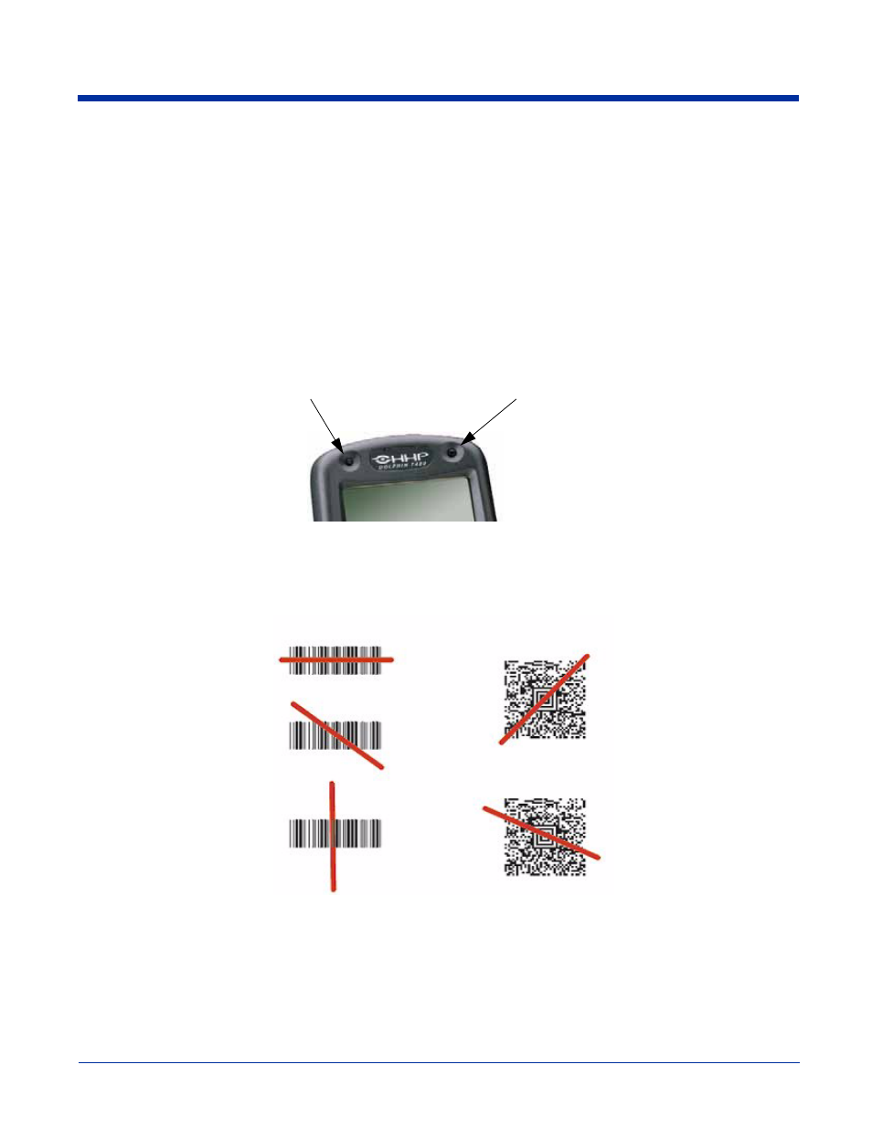 Reading a bar code, Aiming options | Hand Held Products 7450 User Manual | Page 47 / 133