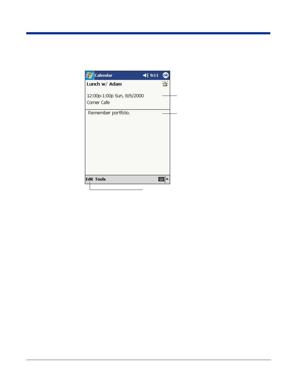 Creating meeting requests, Creating meeting requests -3, Using the summary screen | Hand Held Products 7450 User Manual | Page 65 / 133