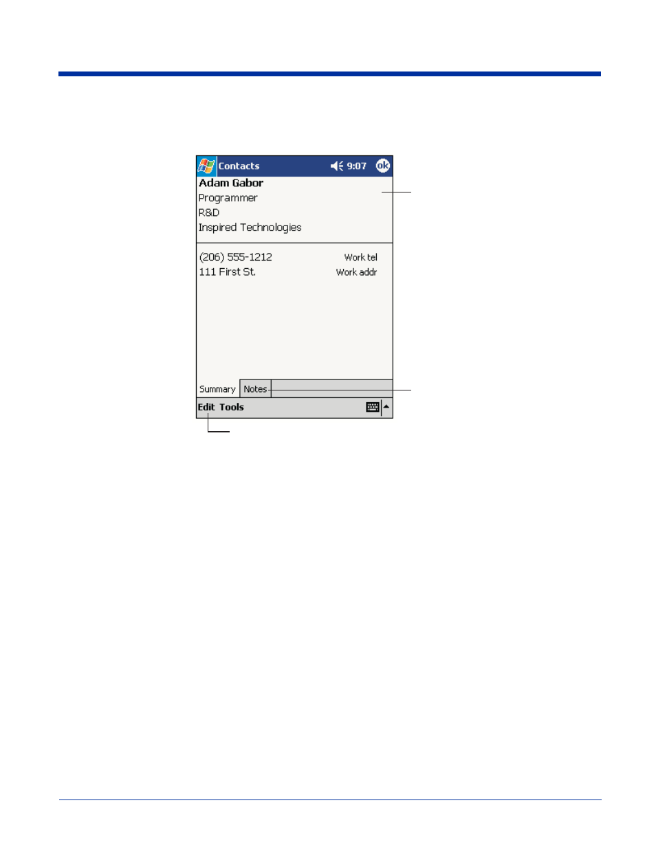 Using the summary screen | Hand Held Products 7450 User Manual | Page 68 / 133
