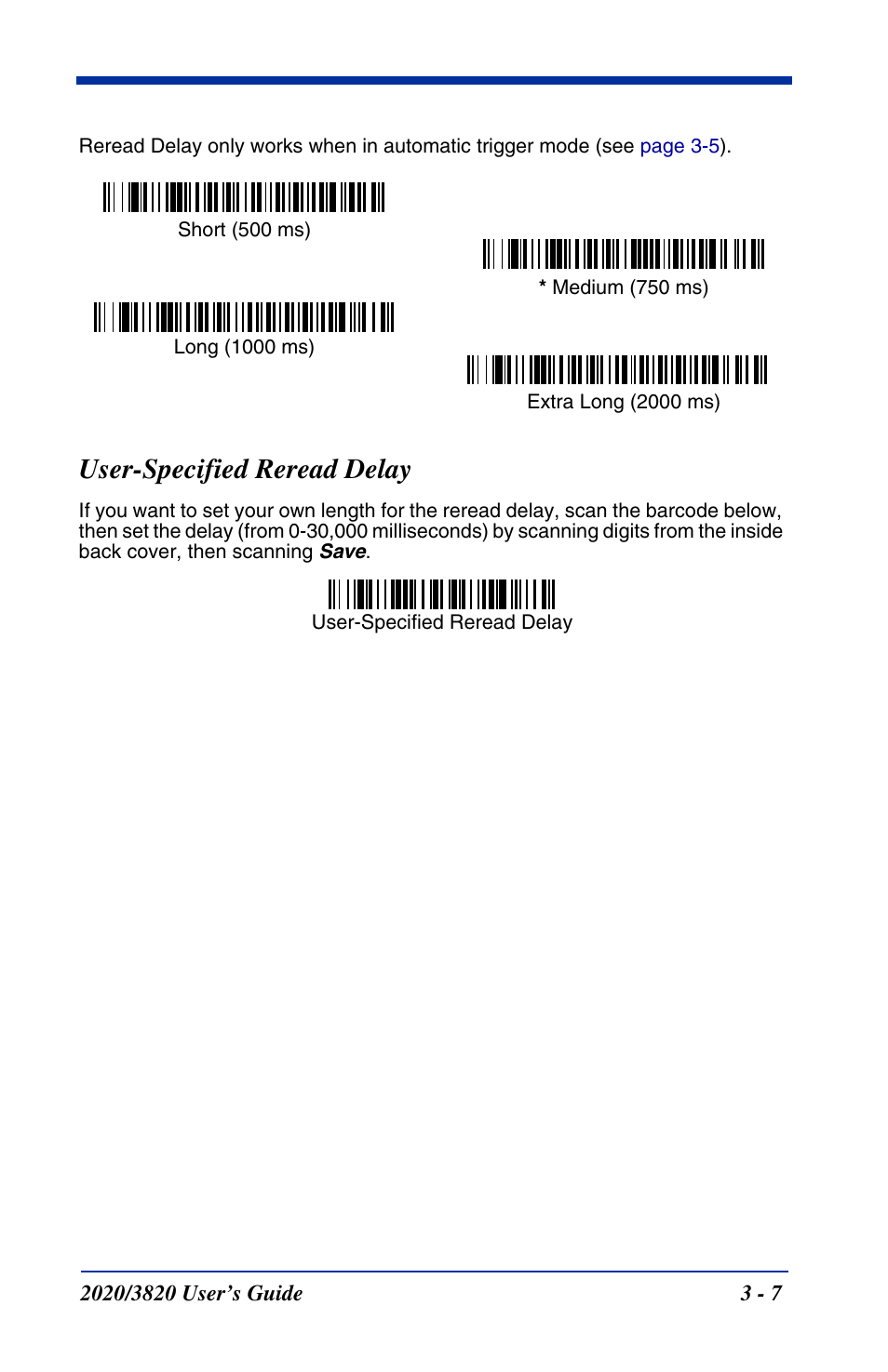 User-specified reread delay, User-specified reread delay -7 | Hand Held Products 2020 User Manual | Page 71 / 187