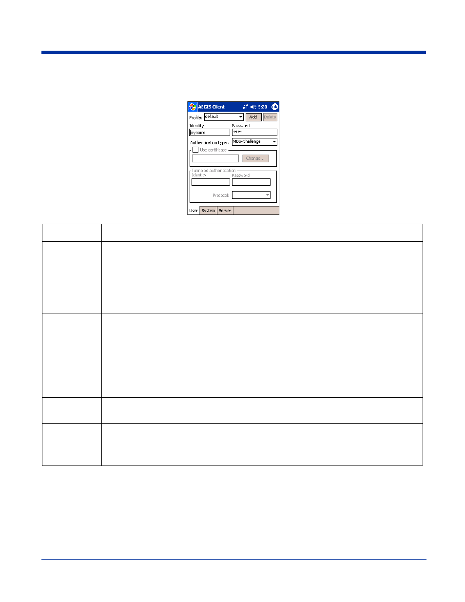 User tab | Hand Held Products 7900 User Manual | Page 100 / 204