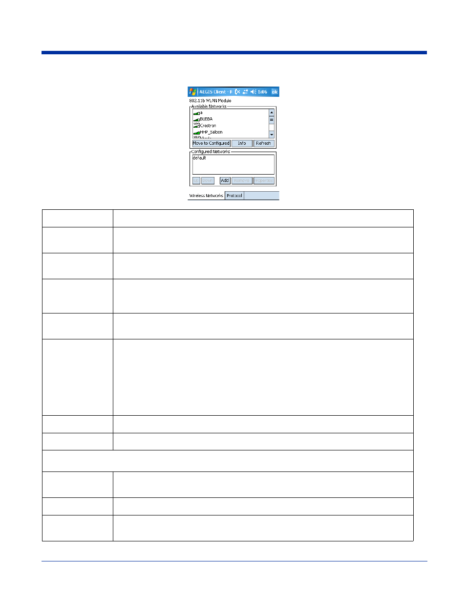 Wireless networks tab | Hand Held Products 7900 User Manual | Page 104 / 204