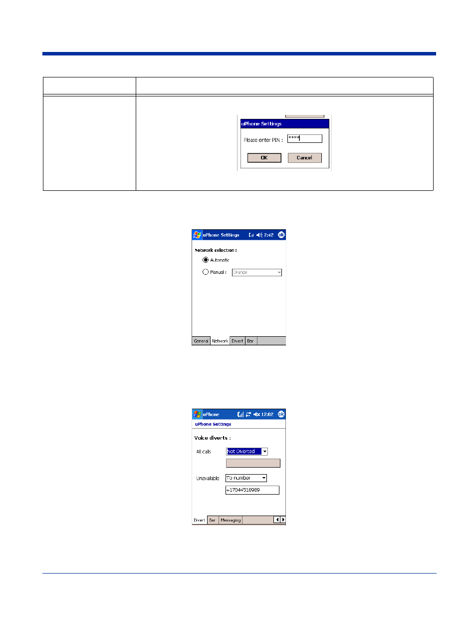 Network tab, Divert tab | Hand Held Products 7900 User Manual | Page 150 / 204