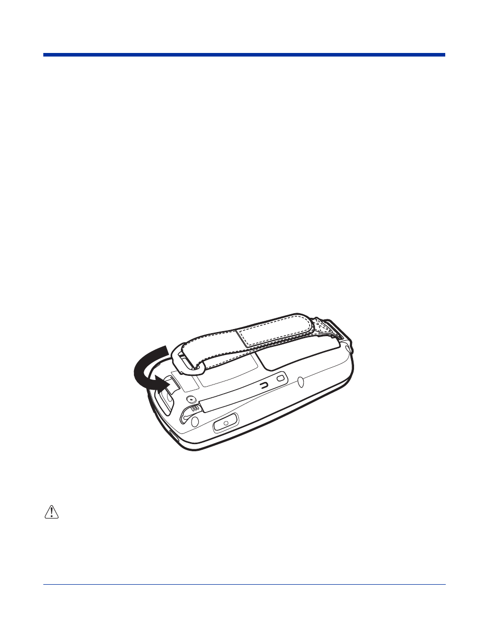 Using the dolphin 7900 for the first time, Installing the main battery pack, Using the dolphin 7900 for the first time -5 | Step 1. unpack the carton and verify its contents, Step 2. install the main battery pack | Hand Held Products 7900 User Manual | Page 19 / 204