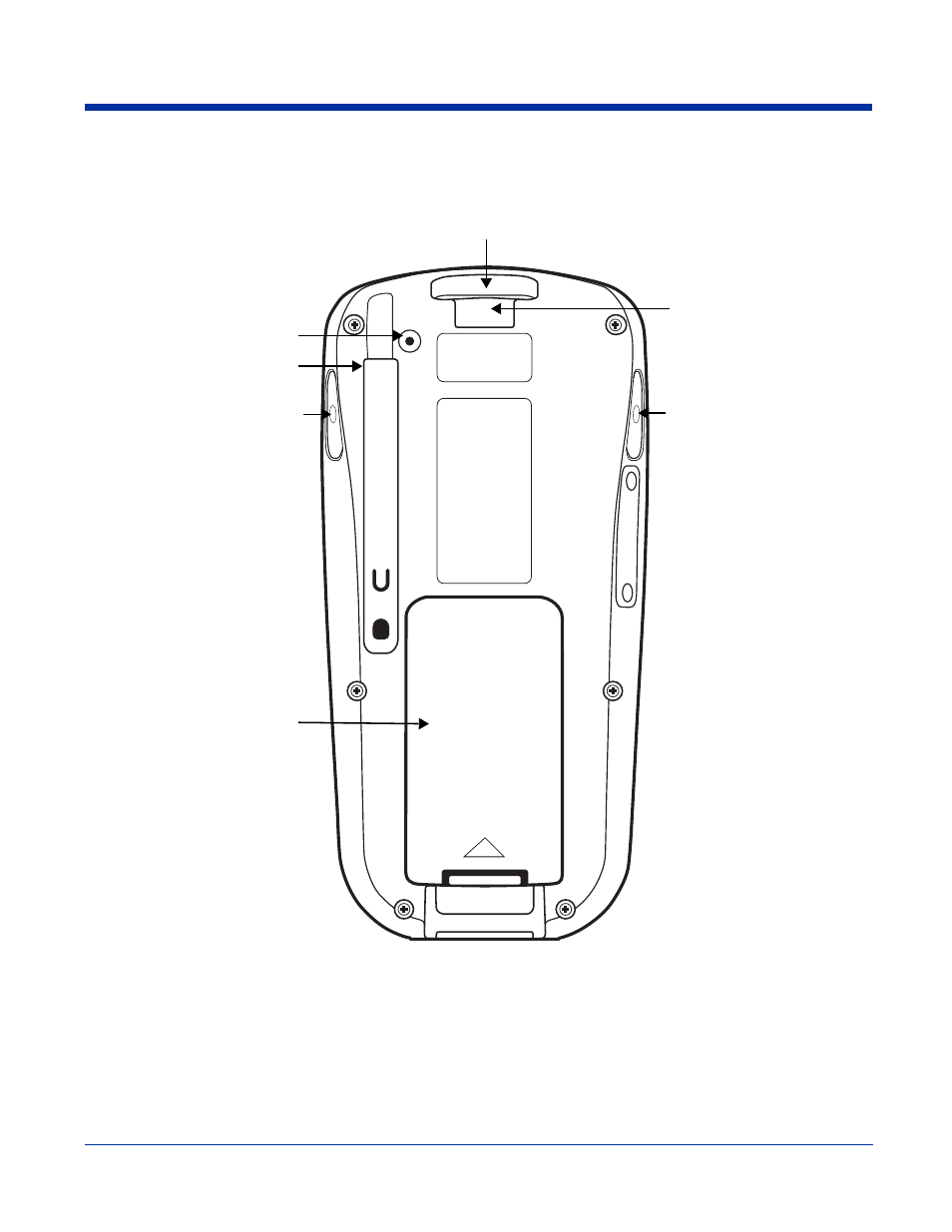 Back panel features, Back panel features -4 | Hand Held Products 7900 User Manual | Page 30 / 204