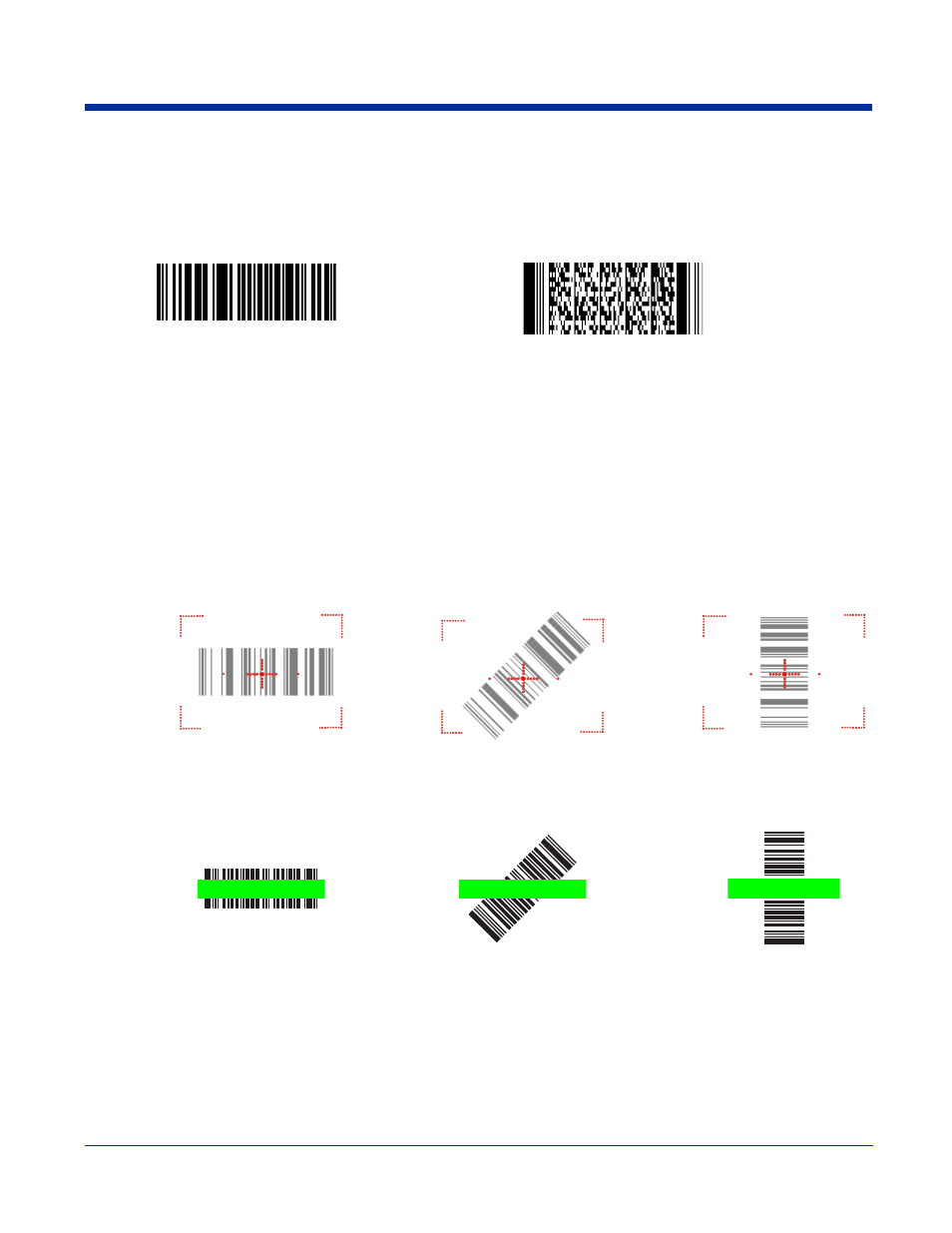 Sample bar codes, Omni-directional scanning, Omni-directional scanning -4 | For maximum viewability. for details, see | Hand Held Products 7900 User Manual | Page 44 / 204