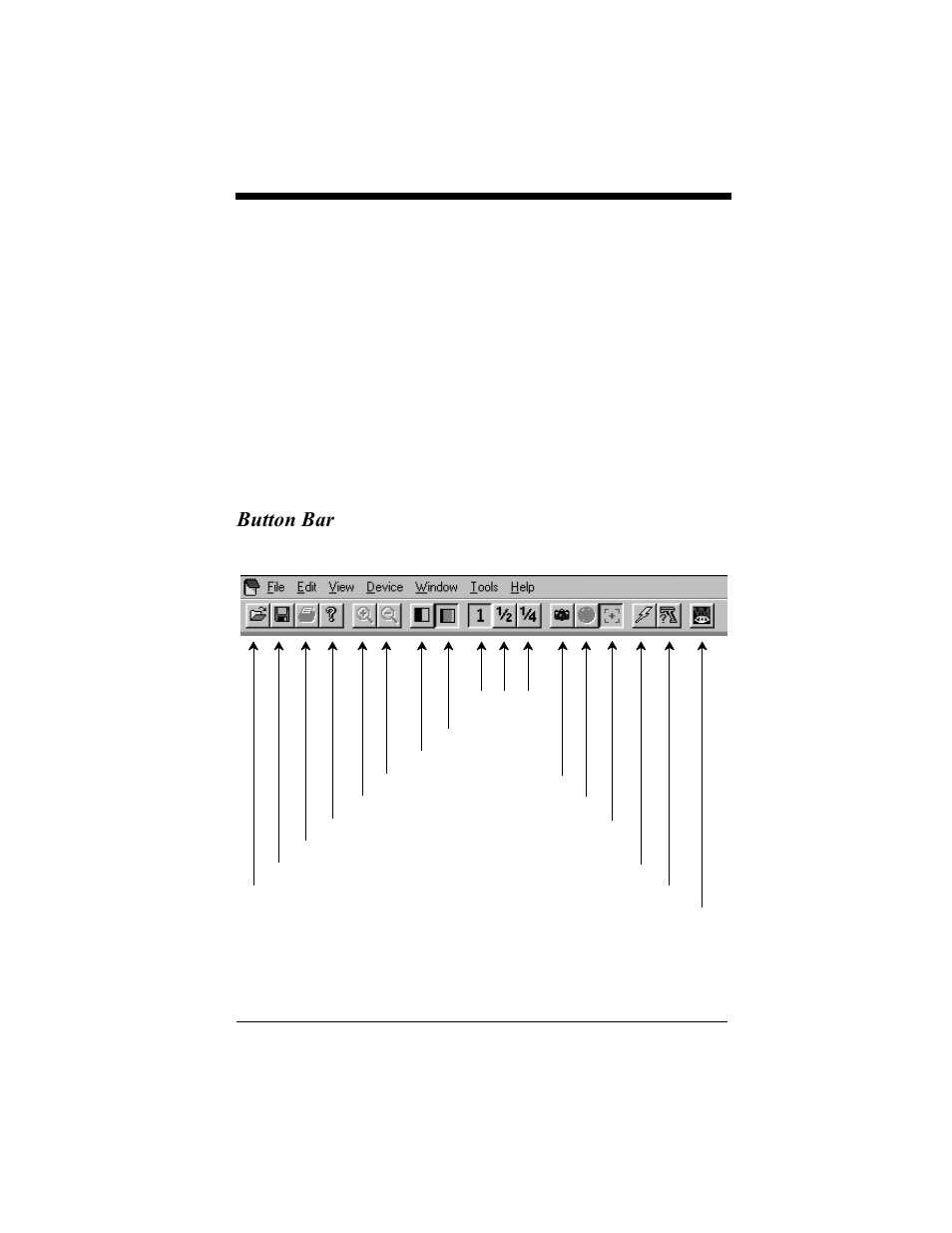 Button bar | Hand Held Products 4410 User Manual | Page 150 / 208