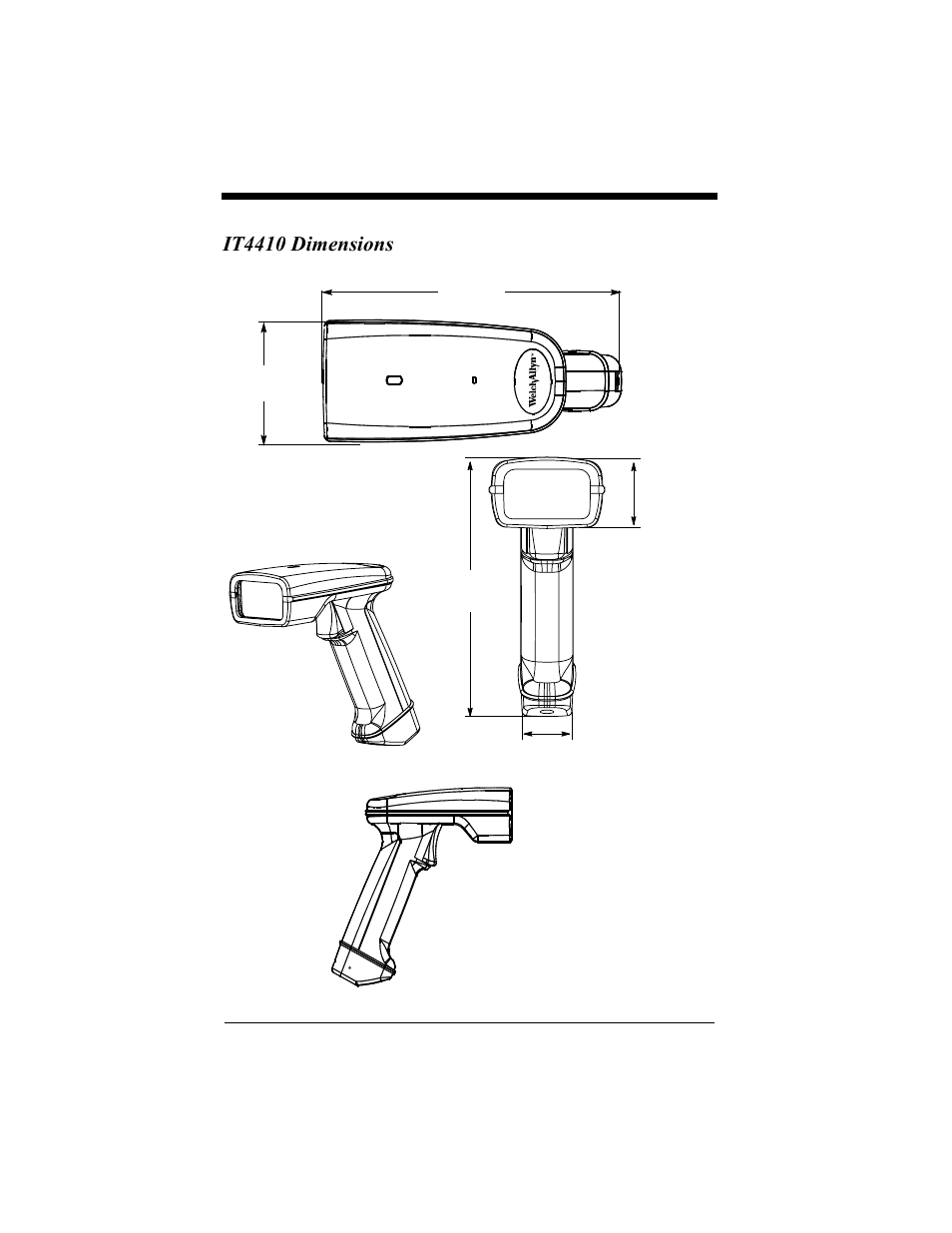It4410 dimensions, It4410 dimensions -11 | Hand Held Products 4410 User Manual | Page 185 / 208