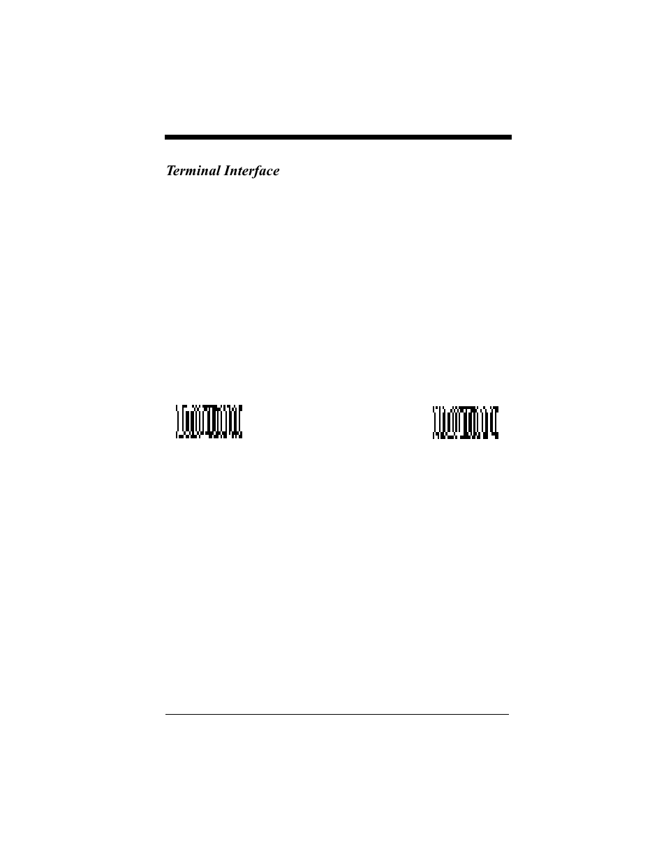 Terminal interface, Terminal interface -4 | Hand Held Products 4410 User Manual | Page 24 / 208