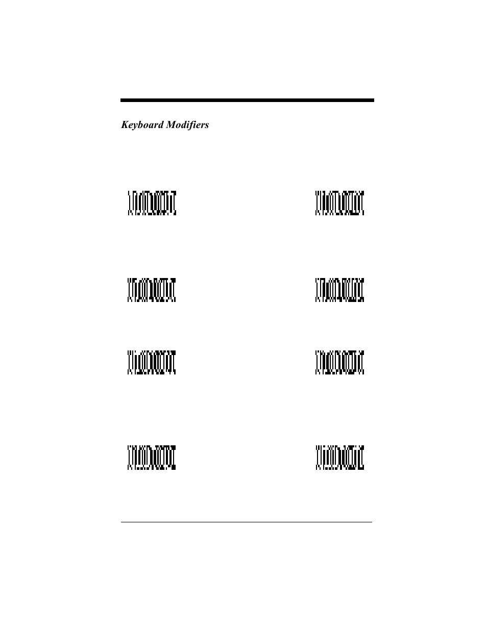 Keyboard modifiers, Keyboard modifiers -8 | Hand Held Products 4410 User Manual | Page 28 / 208