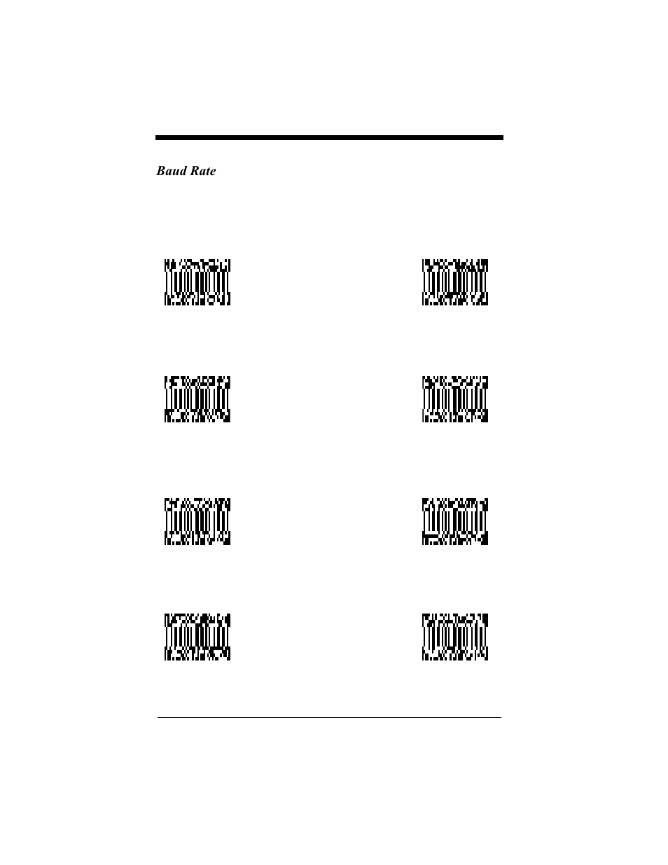 Baud rate, Baud rate -11 | Hand Held Products 4410 User Manual | Page 31 / 208