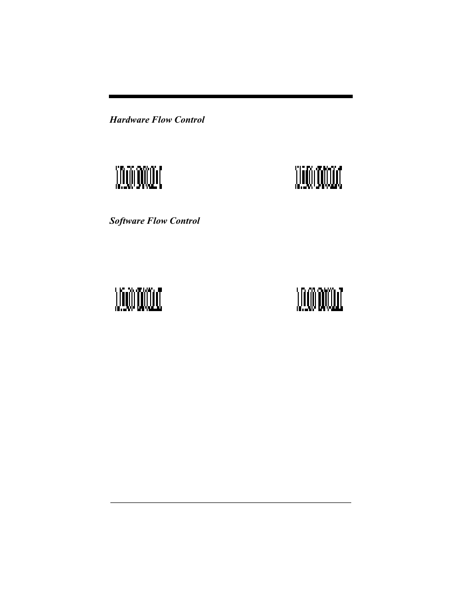 Hardware flow control, Software flow control | Hand Held Products 4410 User Manual | Page 33 / 208