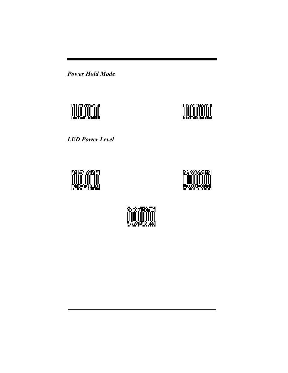 Power hold mode, Led power level, Power hold mode -17 led power level -17 | Hand Held Products 4410 User Manual | Page 37 / 208
