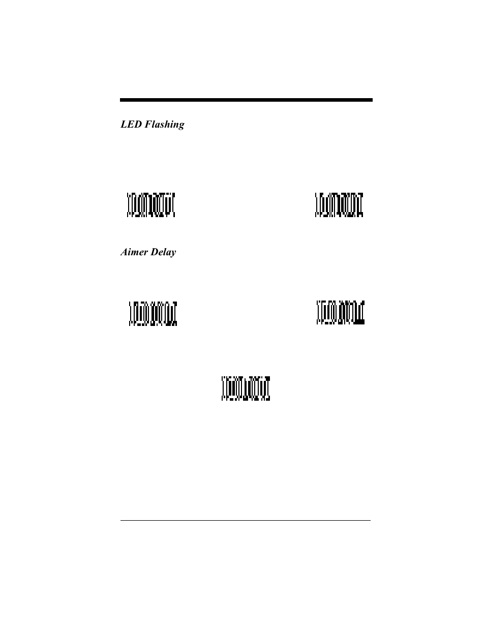Led flashing, Aimer delay, Led flashing -18 | Aimer delay -18 | Hand Held Products 4410 User Manual | Page 38 / 208