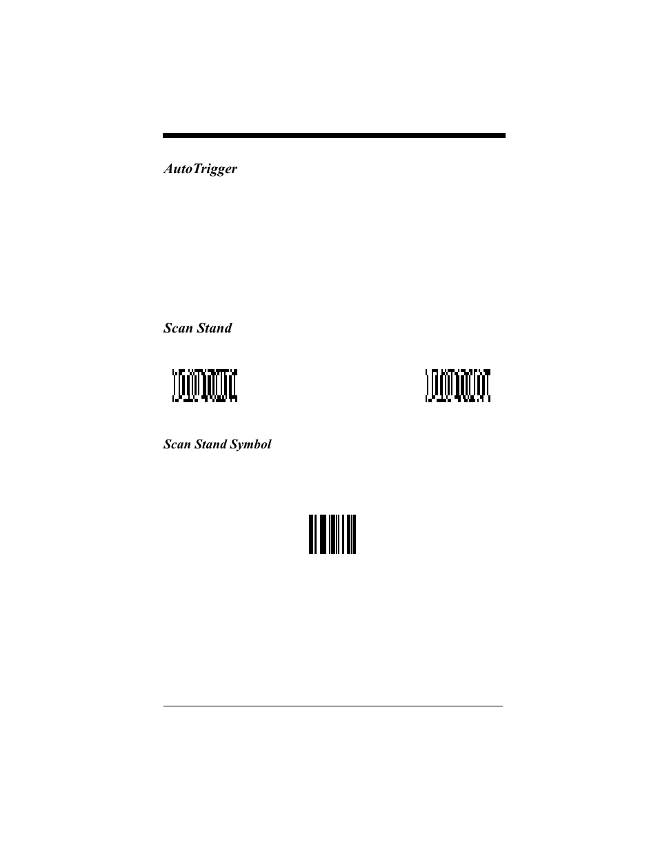 Autotrigger, Scan stand, Scan stand symbol | Scan stand -24, Scan stand symbol -24 | Hand Held Products 4410 User Manual | Page 44 / 208