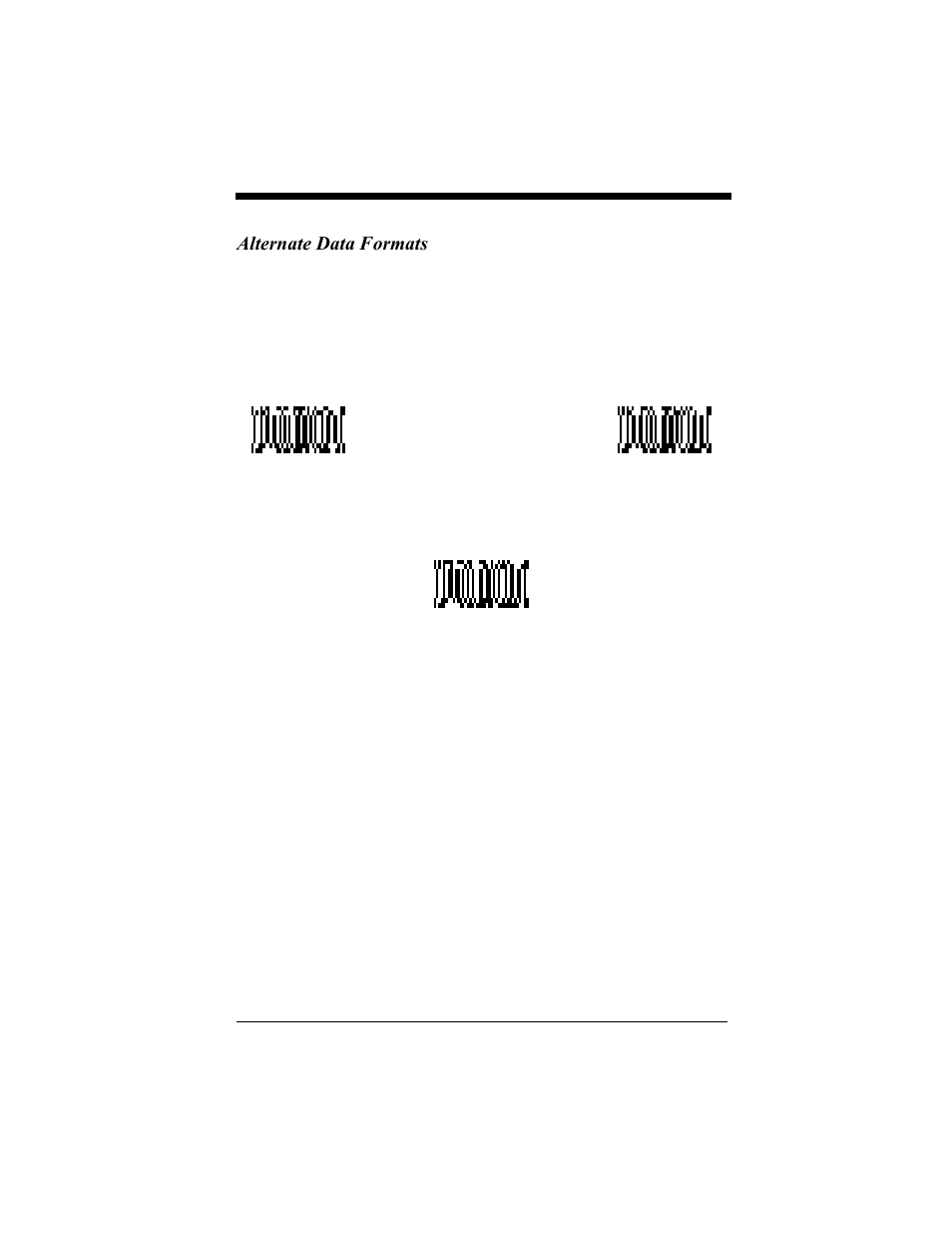 Alternate data formats, Alternate data formats -42, Message length -15 | Hand Held Products 4410 User Manual | Page 62 / 208