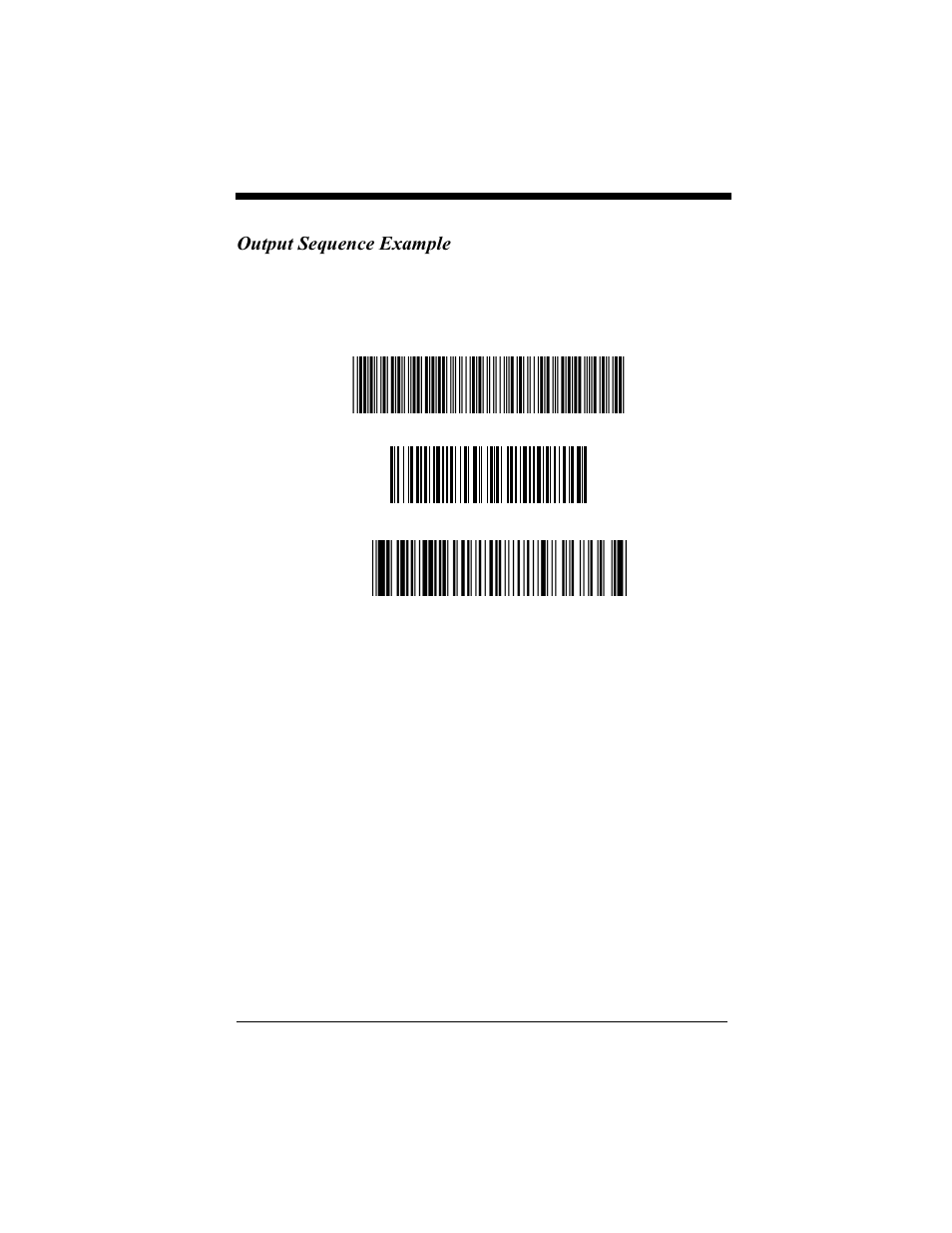 Output sequence example | Hand Held Products 4410 User Manual | Page 64 / 208