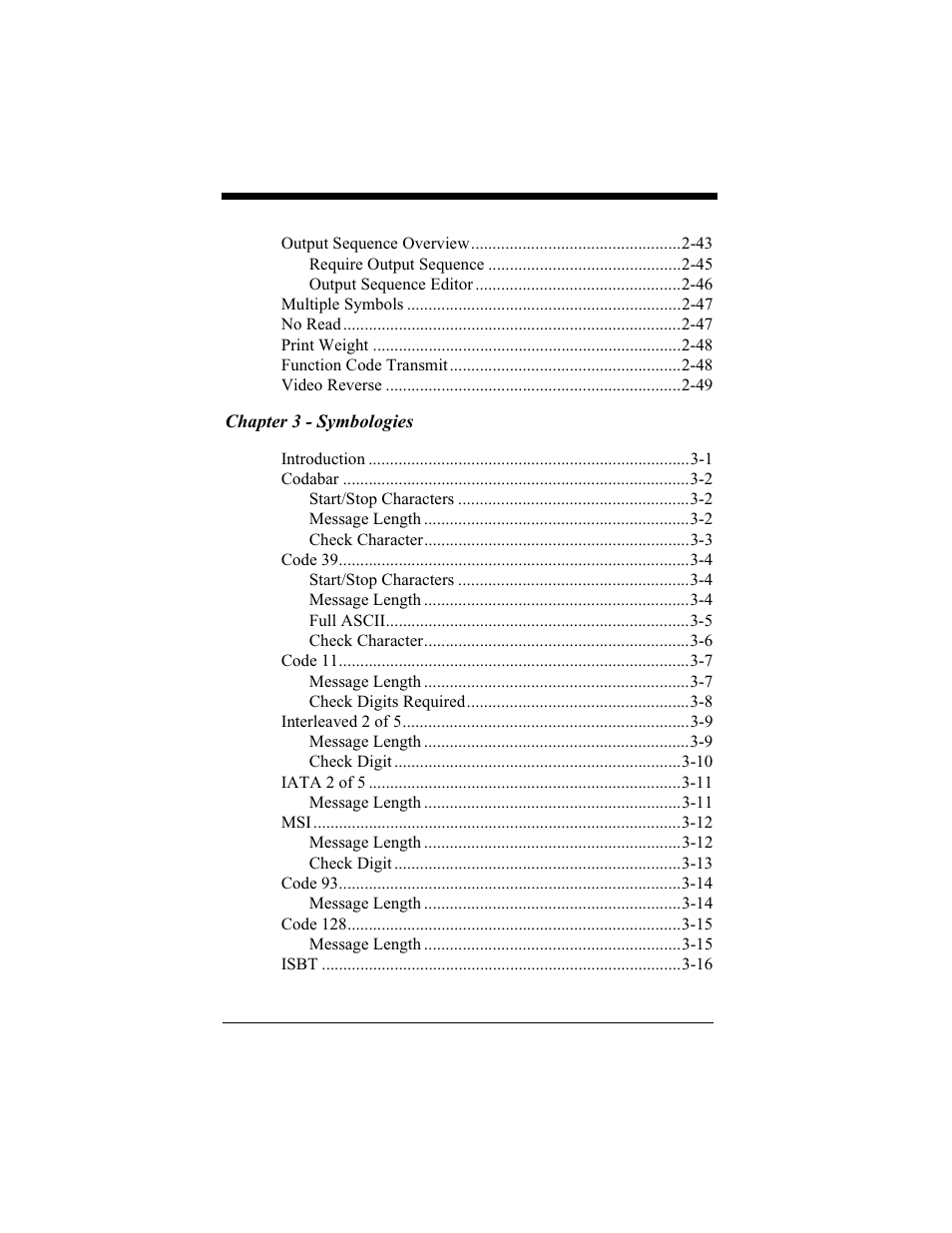 Hand Held Products 4410 User Manual | Page 7 / 208