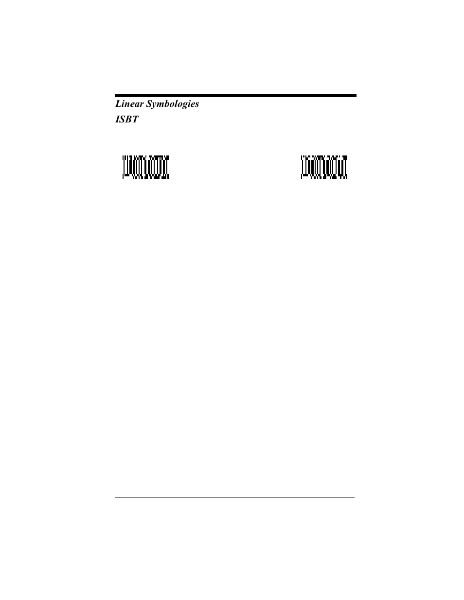 Isbt, Isbt -16, Linear symbologies isbt | Hand Held Products 4410 User Manual | Page 86 / 208