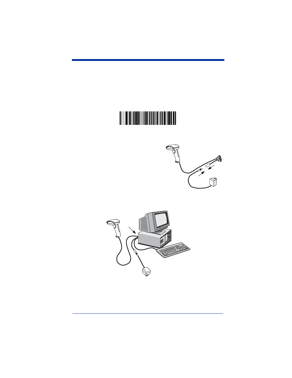 Serial port connection, Serial port connection -8, If this is a wand emulation application, turn to | Hand Held Products 3900 User Manual | Page 34 / 168