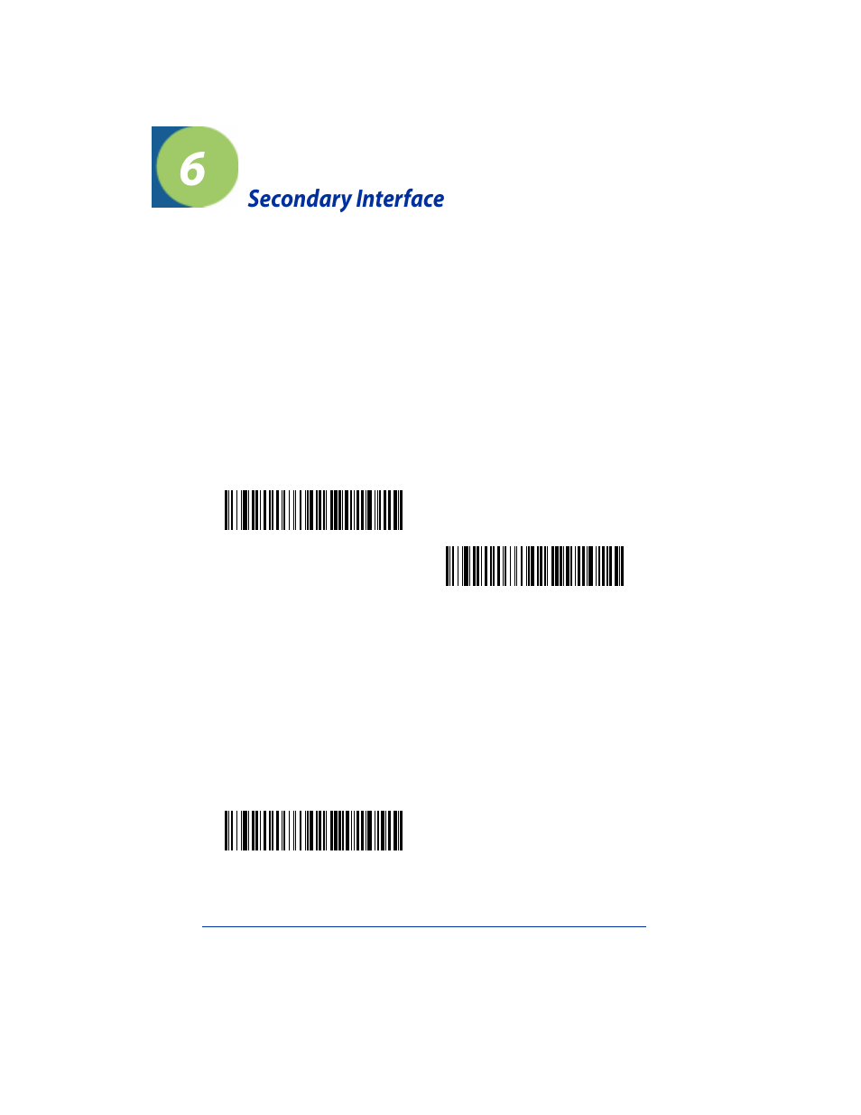 Secondary interface, Secondary code 39 wand emulation, Secondary rs-232 connection | Chapter 6 - secondary interface | Hand Held Products 3900 User Manual | Page 65 / 168