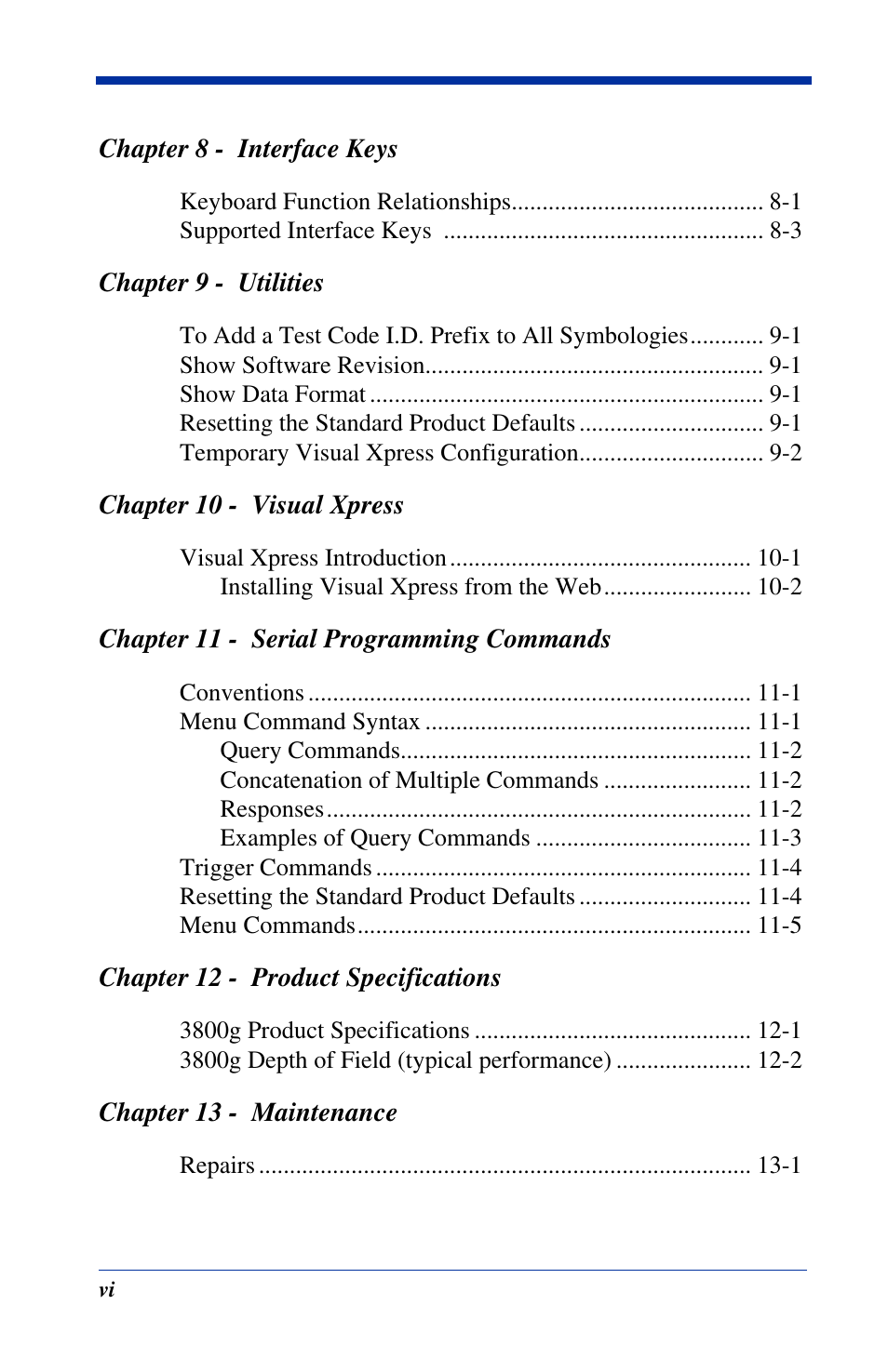 Hand Held Products HANDHELD 3800G User Manual | Page 12 / 144