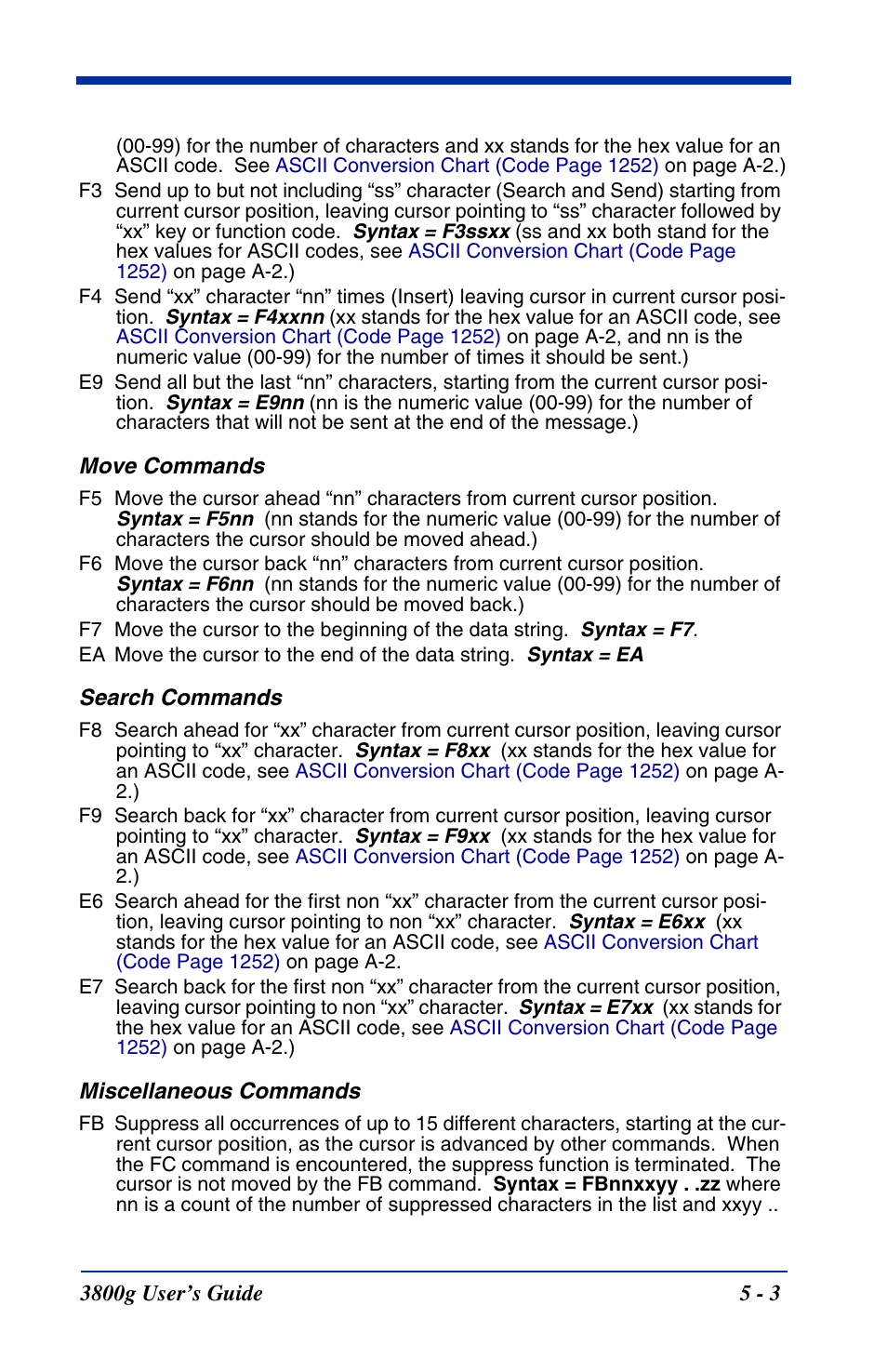Hand Held Products HANDHELD 3800G User Manual | Page 53 / 144