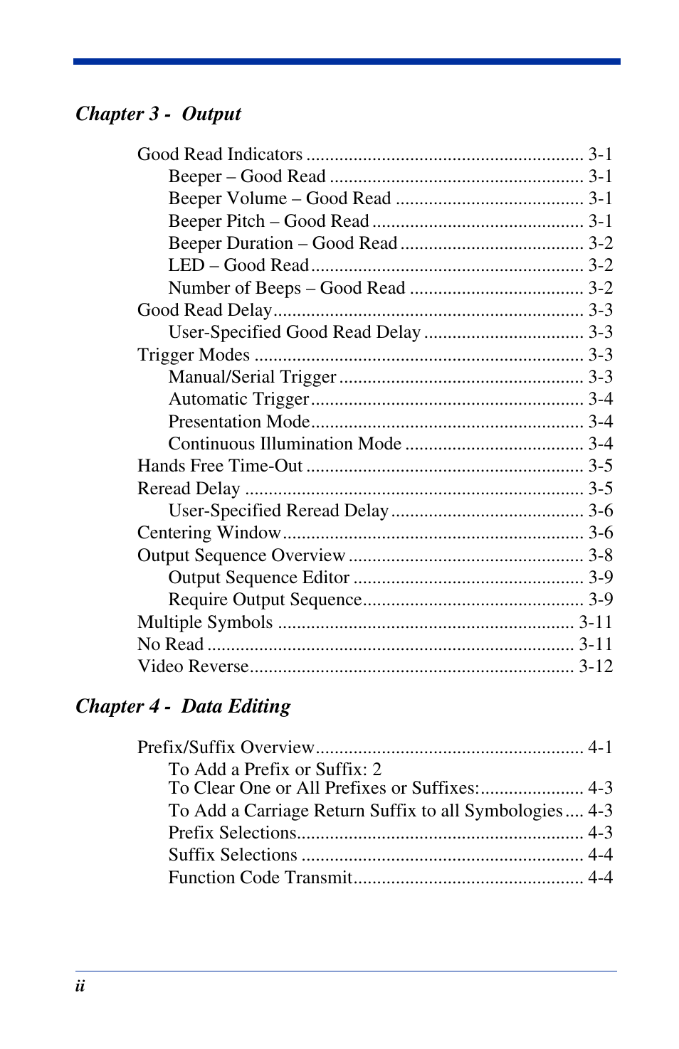 Hand Held Products HANDHELD 3800G User Manual | Page 8 / 144