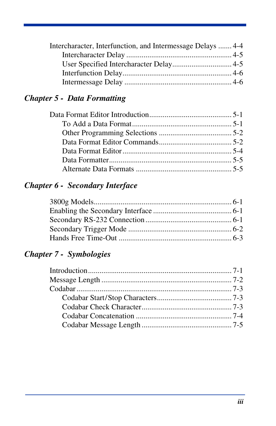 Hand Held Products HANDHELD 3800G User Manual | Page 9 / 144