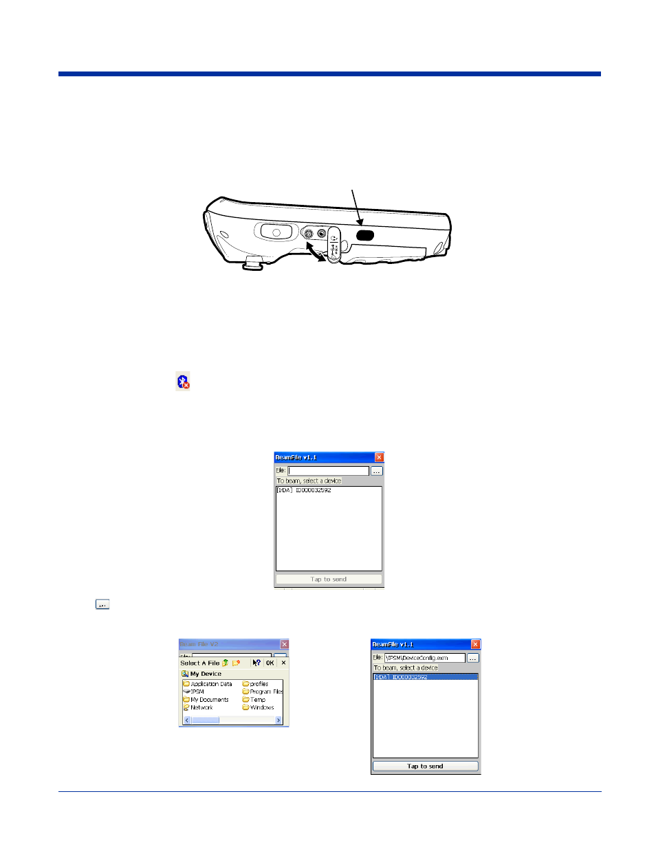 Infrared communication, Transferring files and information, Infrared communication -8 | Oth manager. for more information, see, For more information, see | Hand Held Products DOLPHIN 7600 User Manual | Page 66 / 102