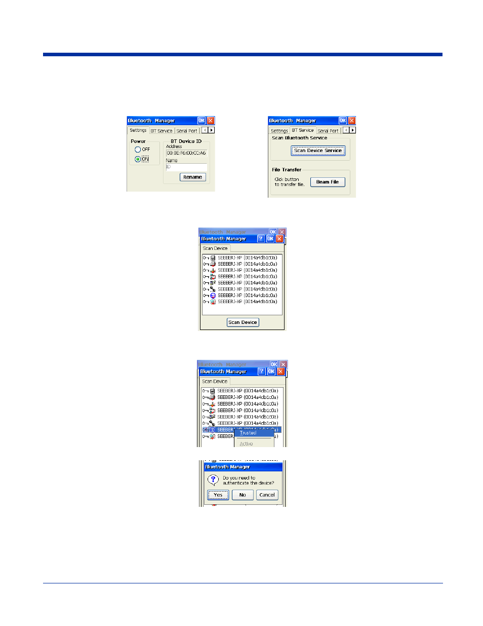 Connecting to other bluetooth devices, Connecting to other bluetooth devices -7 | Hand Held Products DOLPHIN 7600 User Manual | Page 75 / 102