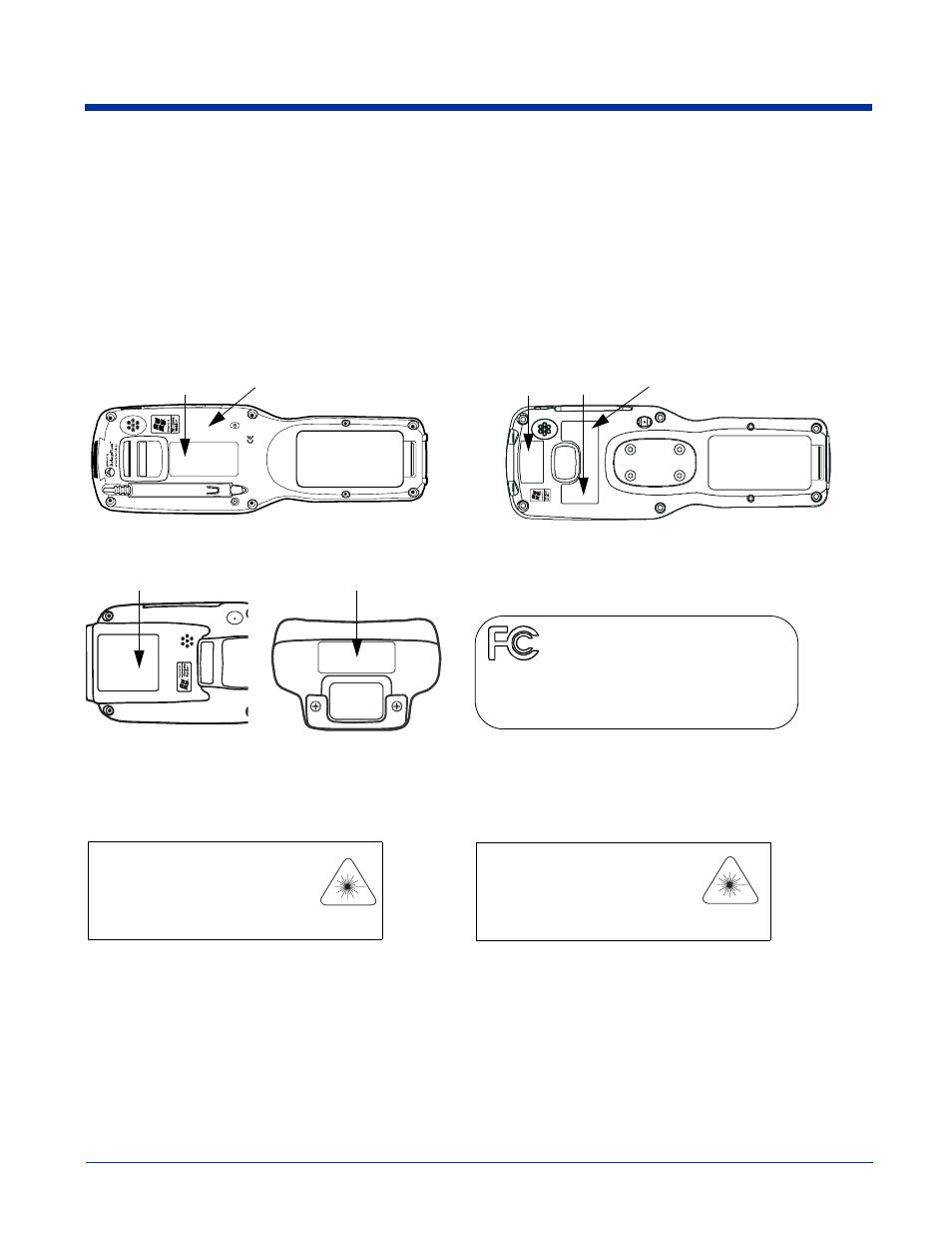 Required safety labels, Required safety labels -2, Locations | Hand Held Products 9500 User Manual | Page 12 / 276