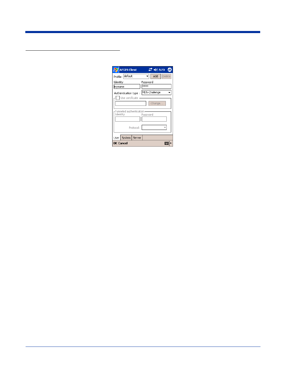 Accessing the client configuration area | Hand Held Products 9500 User Manual | Page 124 / 276