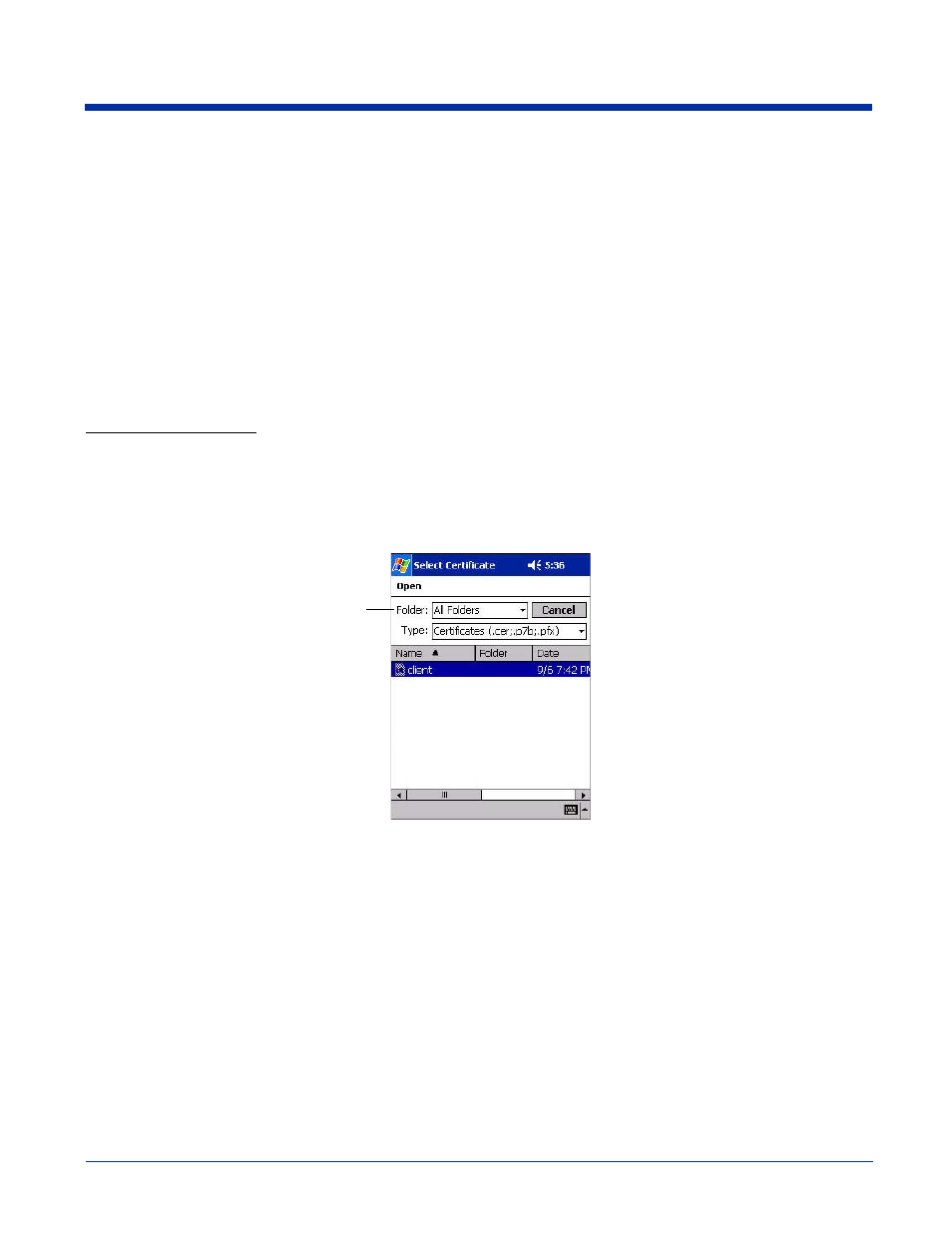 Installing certificates with certadd, Installing certificates with certadd -34, N of this process see | Installing, Certificates, Installing certificates | Hand Held Products 9500 User Manual | Page 136 / 276
