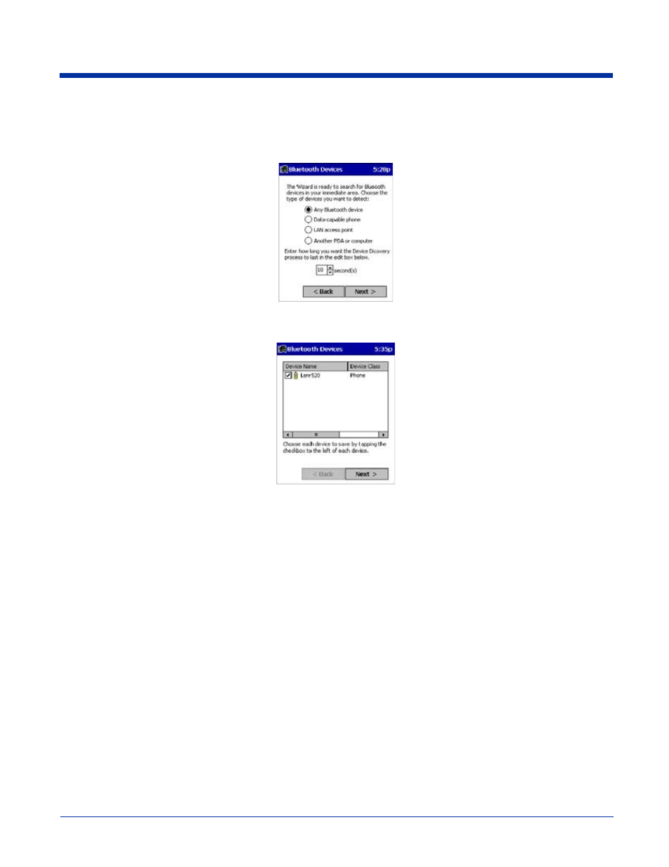 Bond with discovered device(s), Bond with discovered device(s) -3 | Hand Held Products 9500 User Manual | Page 145 / 276