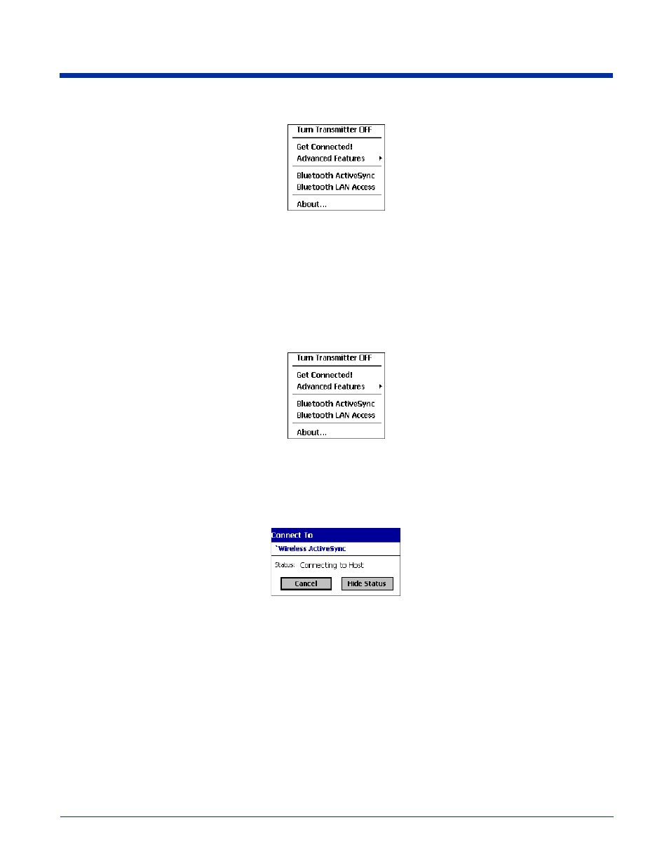 Bluetooth activesync, Bluetooth activesync -8 | Hand Held Products 9500 User Manual | Page 150 / 276