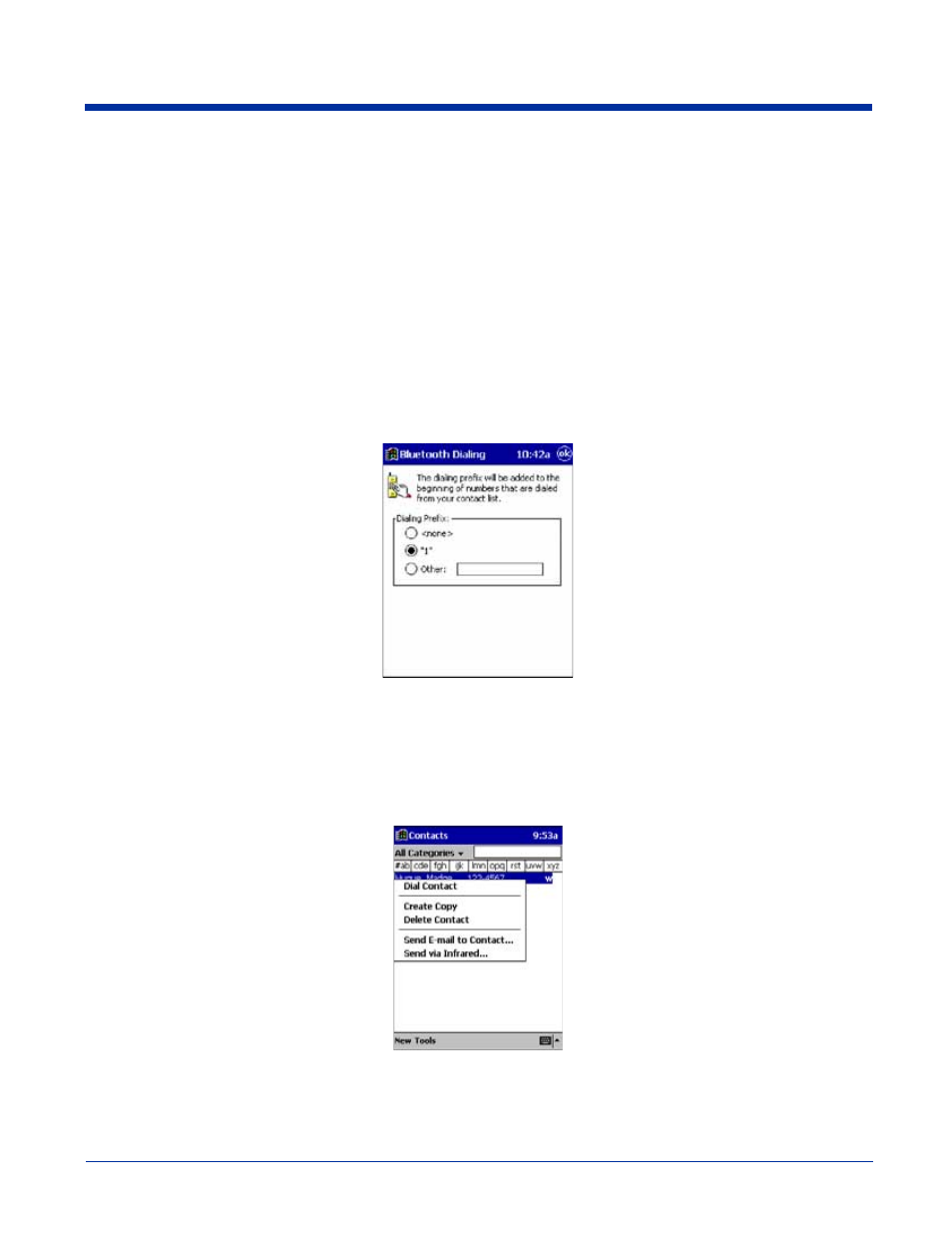 Using the dialer, Using the dialer -22 | Hand Held Products 9500 User Manual | Page 164 / 276