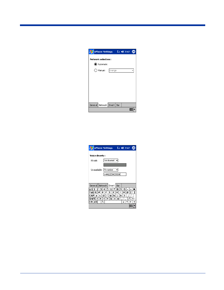 Network tab, Divert tab, Network tab -21 divert tab -21 | Hand Held Products 9500 User Manual | Page 191 / 276