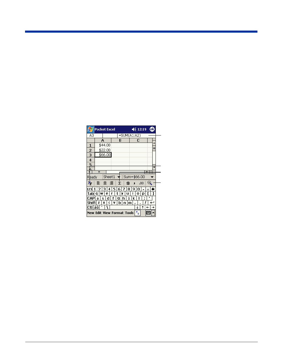 Pocket excel, Pocket excel -16, Creating an excel file | Tips for working in pocket excel | Hand Held Products 9500 User Manual | Page 212 / 276